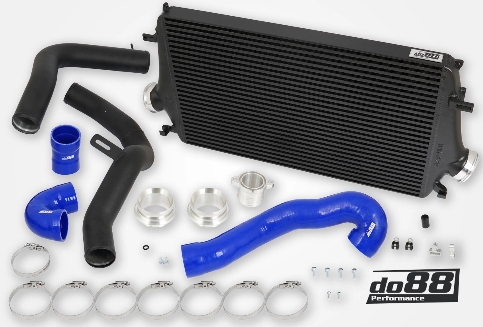 DO88 Intercooler kit, Blue hoses Saab 95 II Maptun Parts
