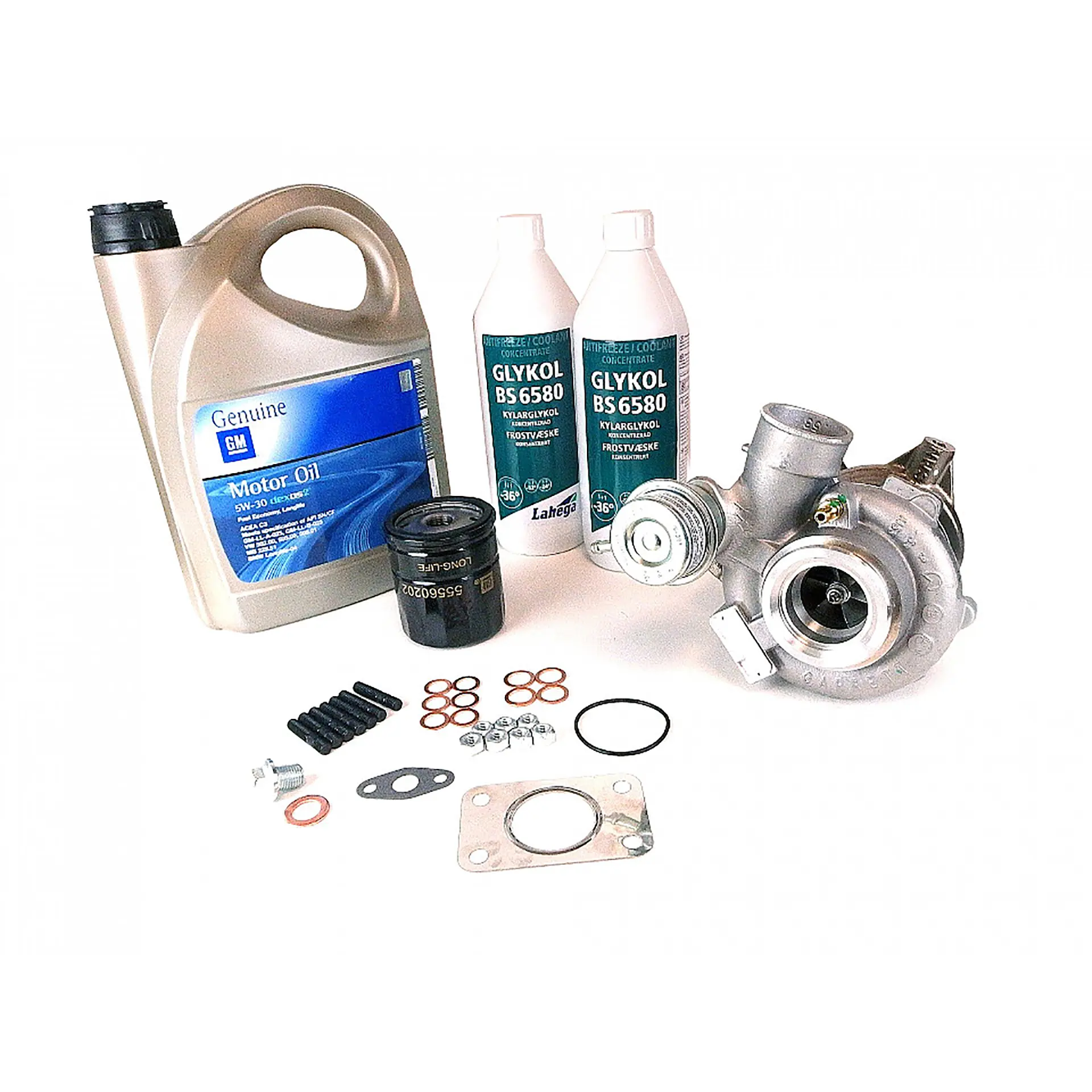 Turbo GT17 Genuine, complete kit (Blue glycol) | Maptun Parts