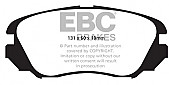 Etujarrupalat EBC Redstuff, Saab 9-5 296 mm jarrulevyin II