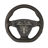 Läderratt 9-3 II 2006- platt botten svart söm Maptun