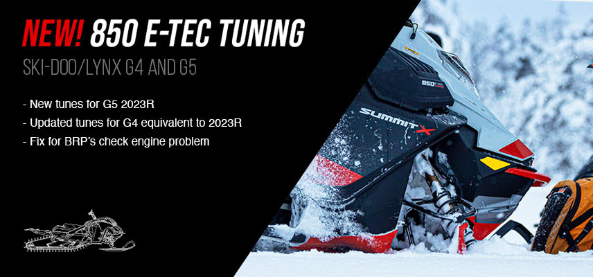 NEW! 850 E-TEC TUNING