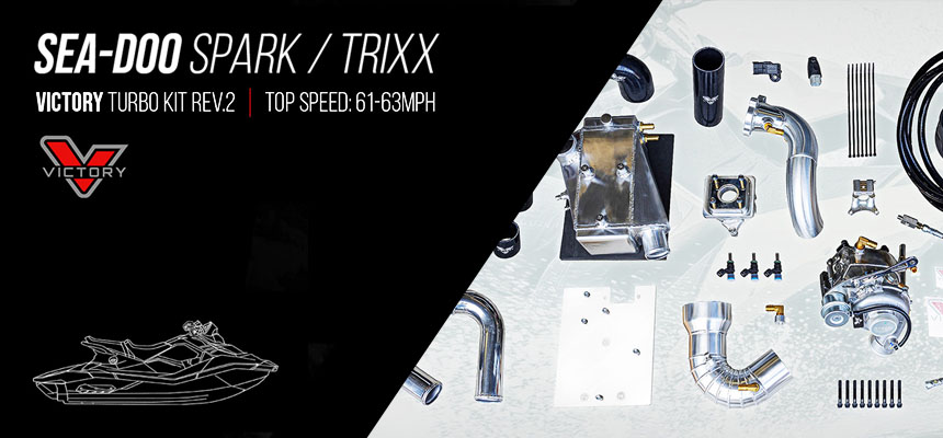 SEA-DOO SPARK/TRIXX Victory Turbo Kit Rev.2
